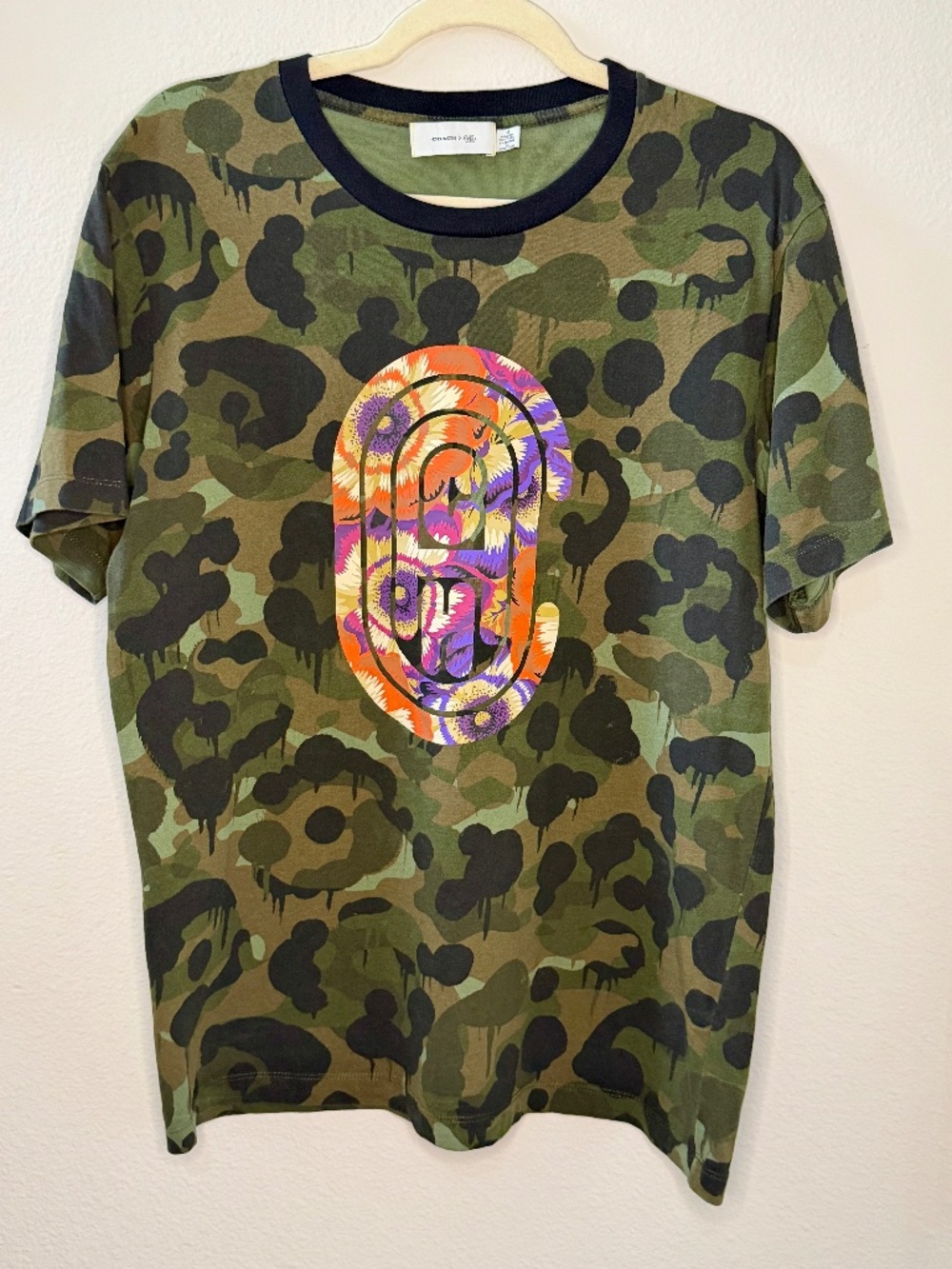 Coach x Kaffe Fassett camo print t-shirt (size M)
